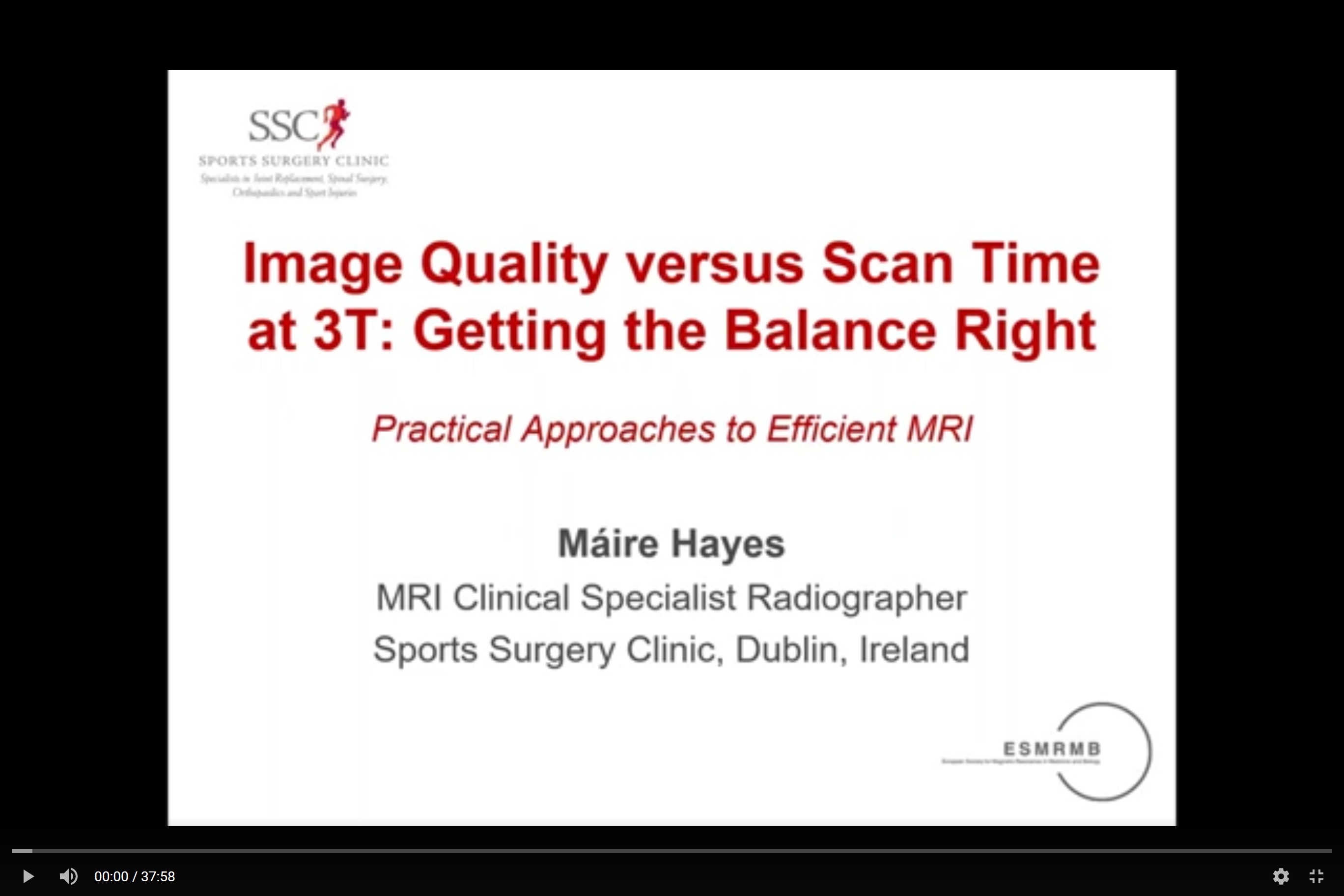 Image quality versus scan time at 3T  getting the balance right